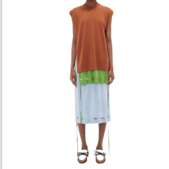 New JW Anderson Layered Sleeveless Dress - Picture 1 of 14